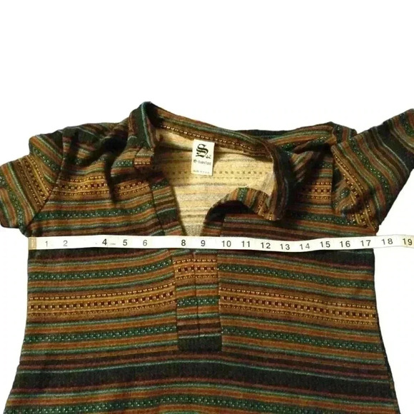 S- twelve artez color USA made long sleeve size medium blouse - Picture 3 of 7